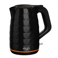 Adler AD 1277bk vízforraló fekete acél